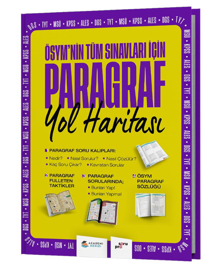 ÖSYM TÜM SINAVLAR İÇİN YOL HARİTASI PARAGRAF